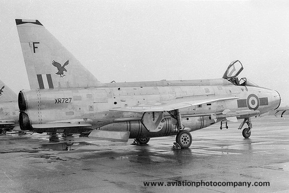RAF 23 Squadron English Electric Lightning F.6 XR727/F (1972)