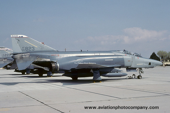 USAF Idaho ANG 190 TRS McDonnell RF-4C Phantom 65-0823 (1992)
