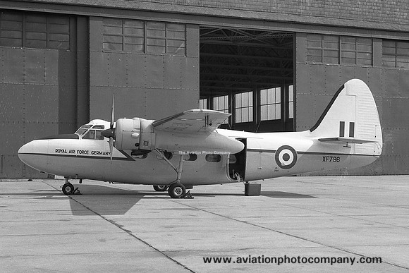 RAF Germany Hunting Pembroke C.1 XF796 (1968)