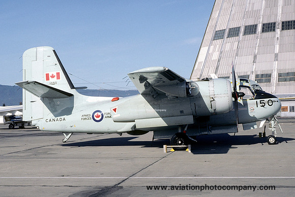Canadian Armed Forces De Havilland Canada CP-121 Tracker 12150 at Moffett Field (1981)