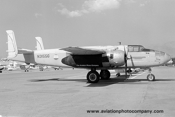North American TB-25N Mitchell N3155G (ex 44-30832) stored at Chino (1978)