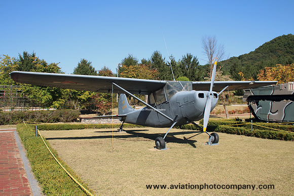 South Korean Air Force Cessna O-1A Bird Dog 95038 preserved at Seongmu (2015)