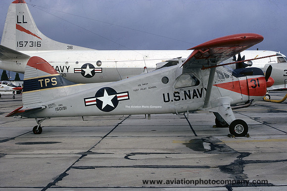 US Navy Test Pilot School DHC-2 U-6A Beaver 150191 (1974)