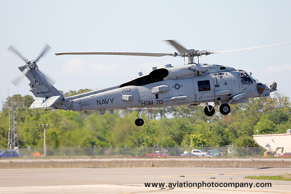 US Navy HSM-70 Sikorsky MH-60R 166539/AJ-703 at NAS Mayport (2013)