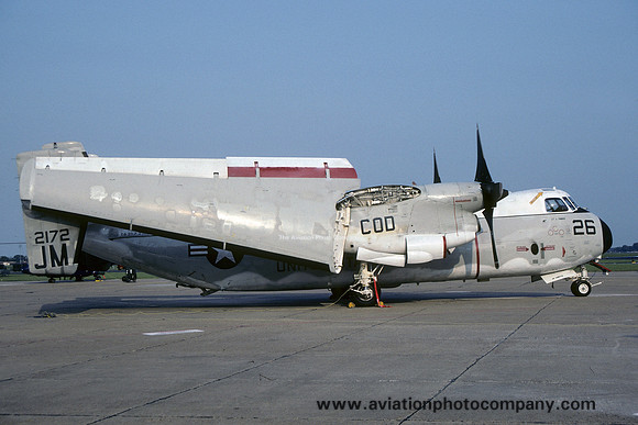 US Navy VR-24 Grumman C-2A Greyhound 162172/JM-26 at the Mildenhall Air Fete (1992)