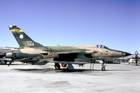 USAF Virginia ANG 149 TFS Republic F-105D Thunderchief 62-4384 at Nellis AFB (1980)