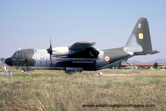 Italian Air Force 46 Stormo Lockheed C-130H Hercules MM61997/46-11 (1987)
