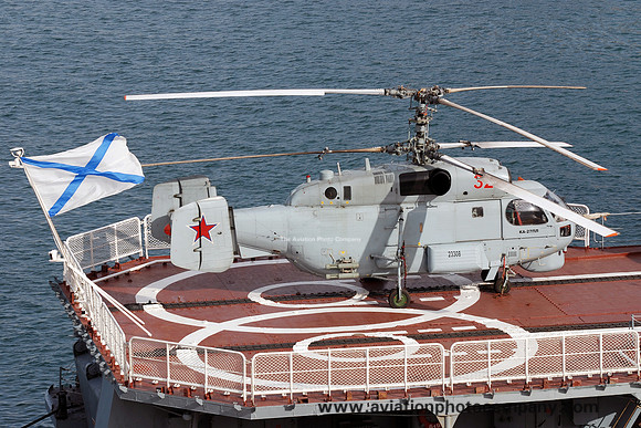 Russian Navy Kamov Ka-27PS 32 red in Valetta Harbour (2013)