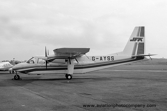 JF Airlines Britten Norman BN-2 Islander G-AYSS (1973)