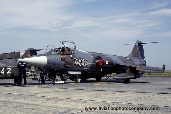 Turkish Air Force 192 Filo Lockheed F-104S Starfighter 9-902 (1981)