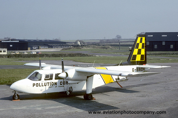 Department of Trade Pollution Control Britten Norman BN-2 Islander G-BADK (1982)