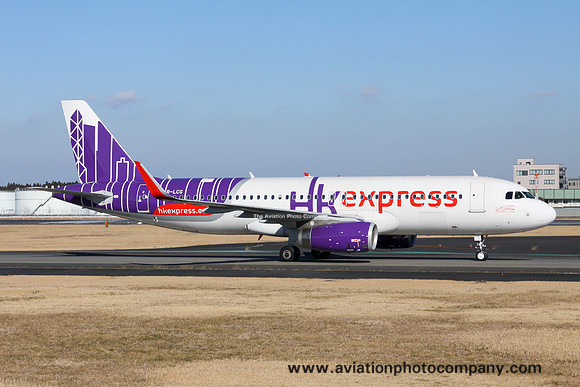 HK Express Airbus A320-200 B-LCG at Tokyo Narita (2016)