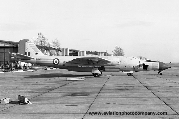 RAF 85 Squadron English Electric Canberra T.19 WK106 at RAF Leuchars (1969)