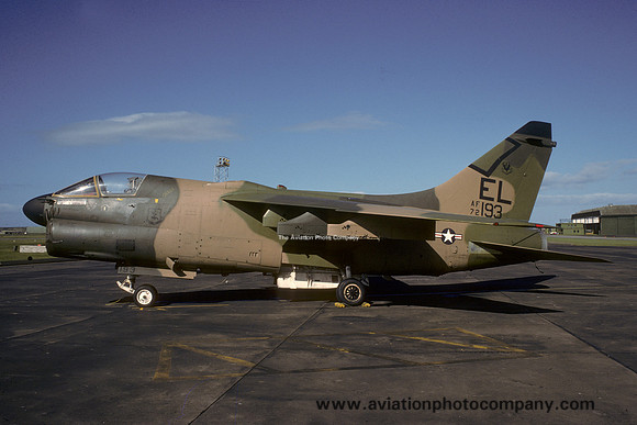 USAF 23 TFW LTV A-7D Corsair 72-1093/EL (1977)