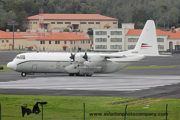 Prescott Support Lockheed L-100-30 Hercules N3755P at Lajes (2016)