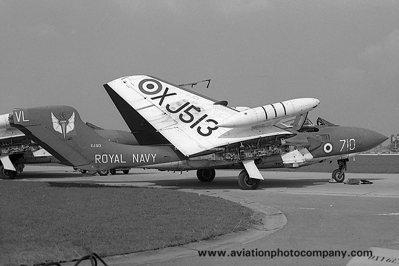 Royal Navy 766 Squadron De Havilland Sea Vixen FAW.1 XJ513/VL710 (1967)