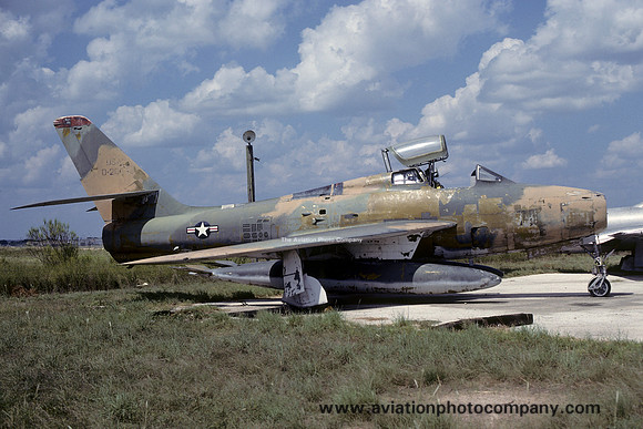 USAF Republic F-84F Thunderstreak 52-8886 displayed at San Antonio (1979)