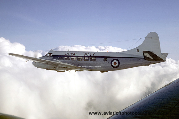 Royal Navy 781 Squadron De Havilland Sea Heron C.20 XR444 Air to Air (1969)