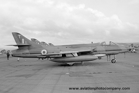 RAF 229 OCU Hawker Hunter FGA.9 XG260/T at RAF Chivenor (1969)