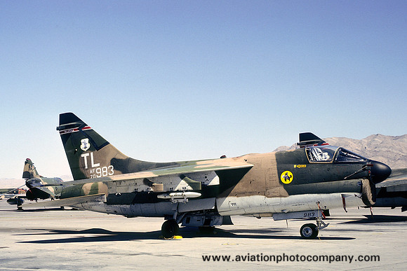 USAF Oklahoma ANG 125 TFS LTV A-7D Corsair 70-0983/TL (1979)