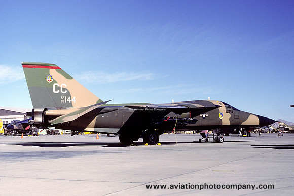 USAF 27 TFW 522 TFS General Dynamics F-111D Aardvark 68-0144/CC at Nellis AFB (1979)