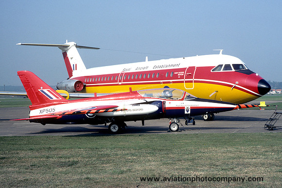 RAE Bedford Folland Gnat T.1 XP505 (1982)