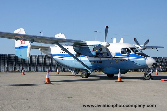Polish Navy 30 elMW PZL M-28B 1008 at the Waddington Airshow (2013)