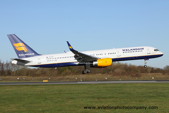Icelandair Boeing 757-200 TF-FII at Manchester (2016)