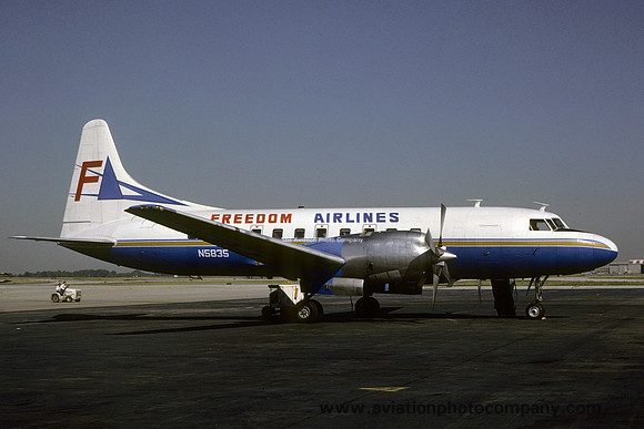 Freedom Airlines Convair 580 N5835 (1982)