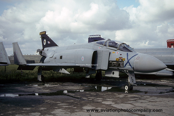 RAF McDonnell F-4M Phantom FGR.2 XV490 dumped at RAF Wattisham (1992)