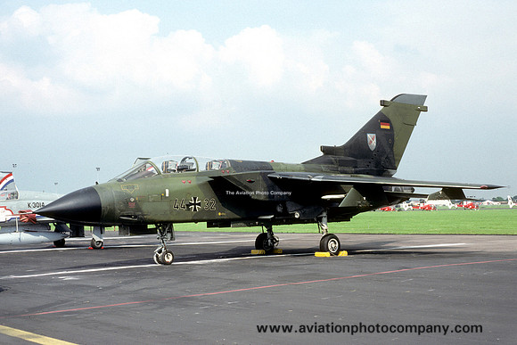 West German Air Force JBG31 Panavia Tornado IDS 44+32 at the Mildenhall Air Fete (1988)