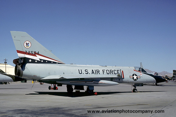 USAF 84 FIS Convair F-106A 57-2504 (1979)
