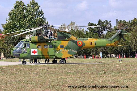 Romanian Air Force IAR.330L Medevac 103 (2015)