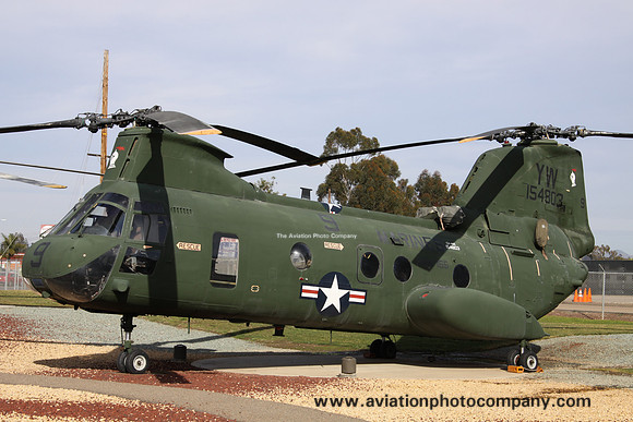 US Marines Vertol CH-46E Sea Knight 15403 displayed at MCAS Miramar (2012)