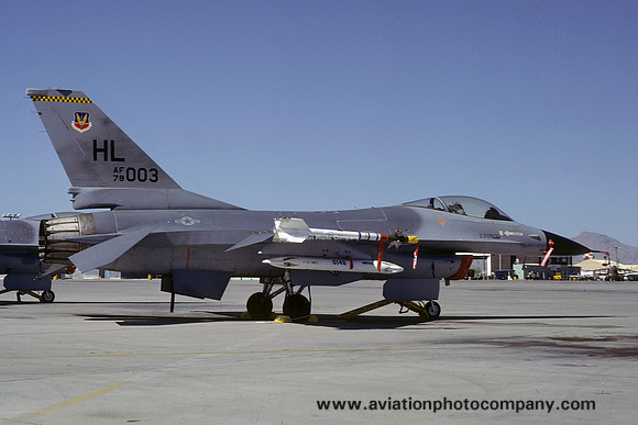 USAF 57 TTW Det 16 GD F-16A Fighting Flacon 78-0003/HL (1979)
