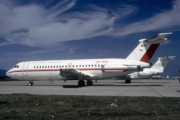 UAE Government BAC-111 A6-RAK (1990)