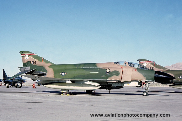 USAF Missouri ANG 110 TFS McDonnell F-4C Phantom 64-0704 (1981)