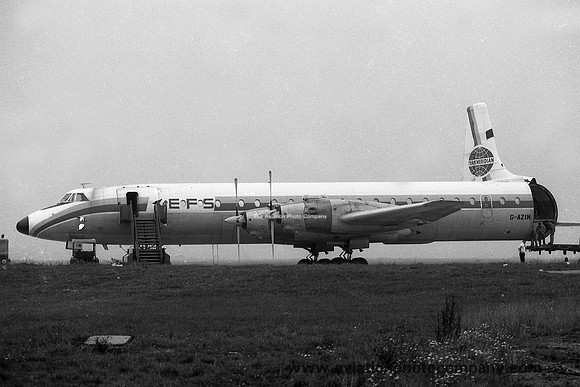 Transmeridian/EFS Canadair CL-44D G-AZIN (1974)