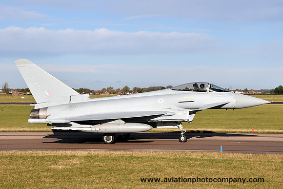 RAF BAE Typhoon FGR.4 ZK335 at RAF Coningsby (2012)