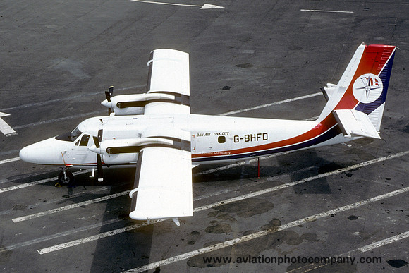 Dan Air Link City DHC-6-400 Twin Otter G-BHFD (1982)