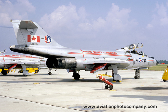 Canadian Air Force 425 Sqaudron McDonnell F-101B Voodoo 101063 (1972)