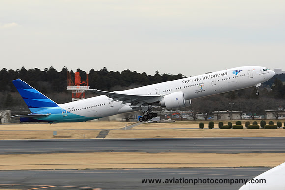 Garuda Indonesia Boeing 777-300ER PK-GIC at Tokyo Narita (2015)