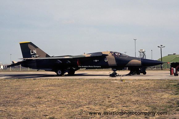 USAF 48 TFW 493 TFS General Dynamics F-111F Aardvark 70-2379/LN at RAF Lakenheath (1980)