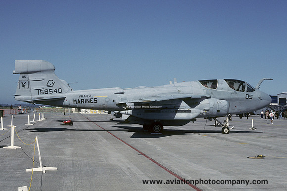 US Marines VMAQ-2 Grumman EA-6B Prowler 158540/CY-05 (1992)