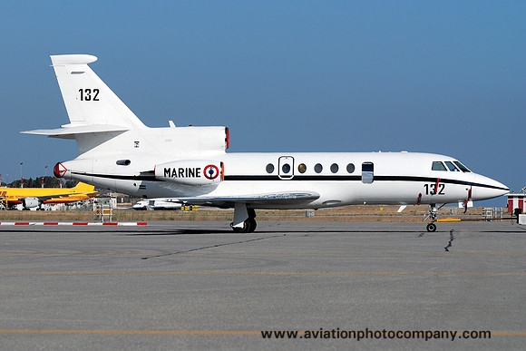 French Navy 24F Dassault Falcon 50 132 at Malta Luqa (2013)