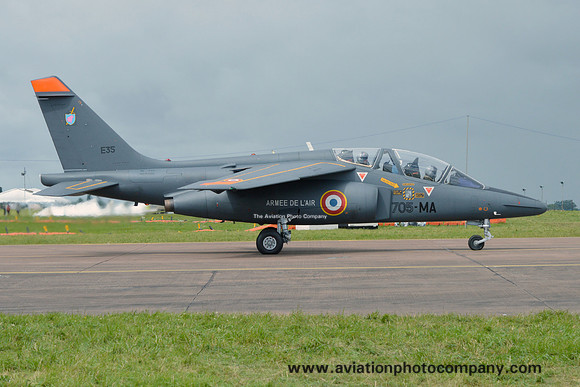 French Air Force AJeTS Dassault Alpha Jet E35/705-MA at RIAT Fairford (2016)