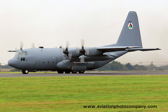 Afghan Air Force Lockheed C-130H Hercules 1689 at Prestwick (2014)