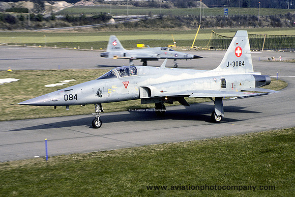 Swiss Air Force 13 St Northrop F-5E Tiger II J-3084 (1988)