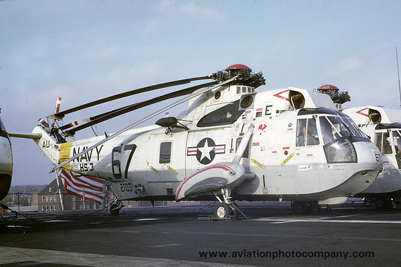 US Navy HS-3 Sikorsky SH-3A Sea King 152703/AU-67 (1969)