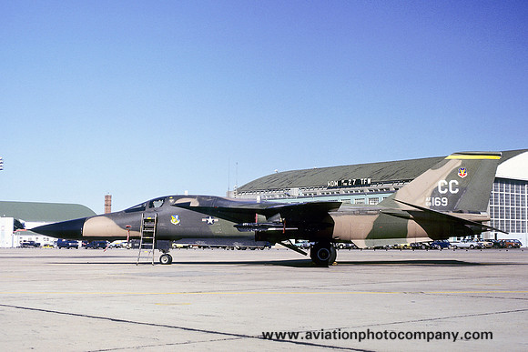 USAF 27 TFW 524 TFS GD F-111D Aardvark 68-0169/CC (1979)